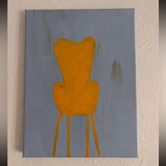 Unique set of chair paintings - Picture 6 of 8